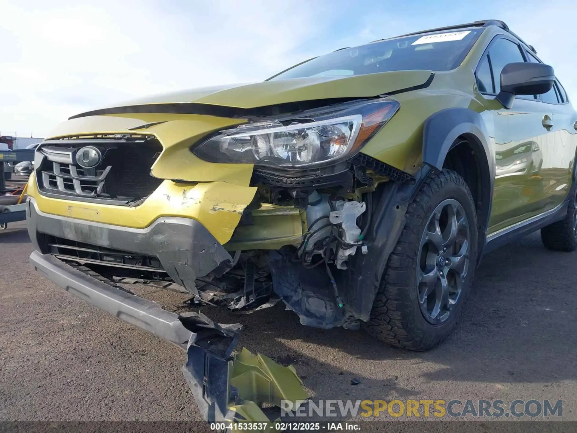 6 Photograph of a damaged car JF2GTHSC0MH318091 SUBARU CROSSTREK 2021