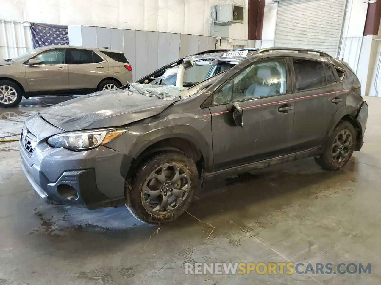 1 Photograph of a damaged car JF2GTHSC0MH354539 SUBARU CROSSTREK 2021
