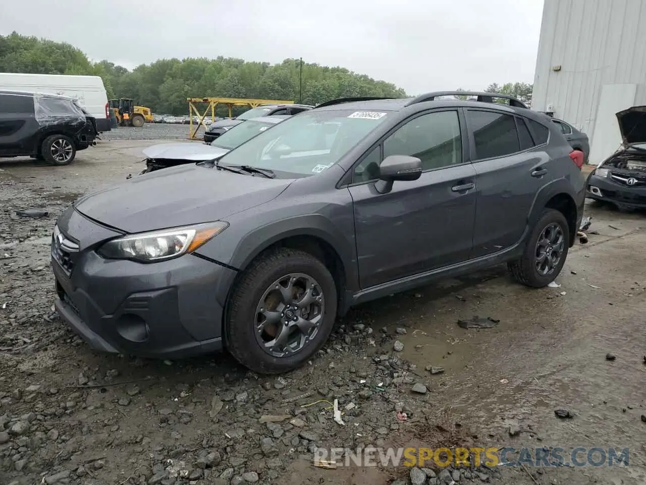 1 Photograph of a damaged car JF2GTHSC0MH382082 SUBARU CROSSTREK 2021