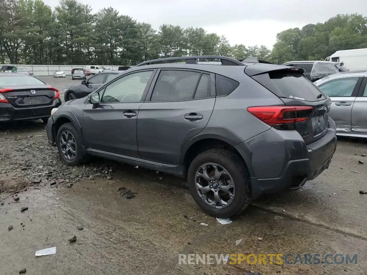 2 Photograph of a damaged car JF2GTHSC0MH382082 SUBARU CROSSTREK 2021