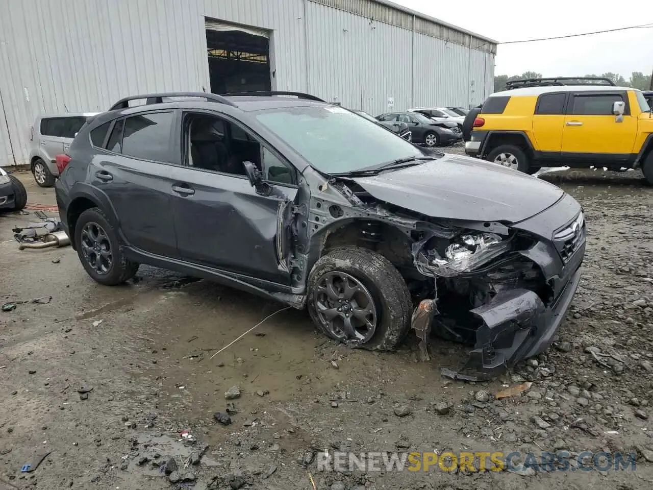 4 Photograph of a damaged car JF2GTHSC0MH382082 SUBARU CROSSTREK 2021