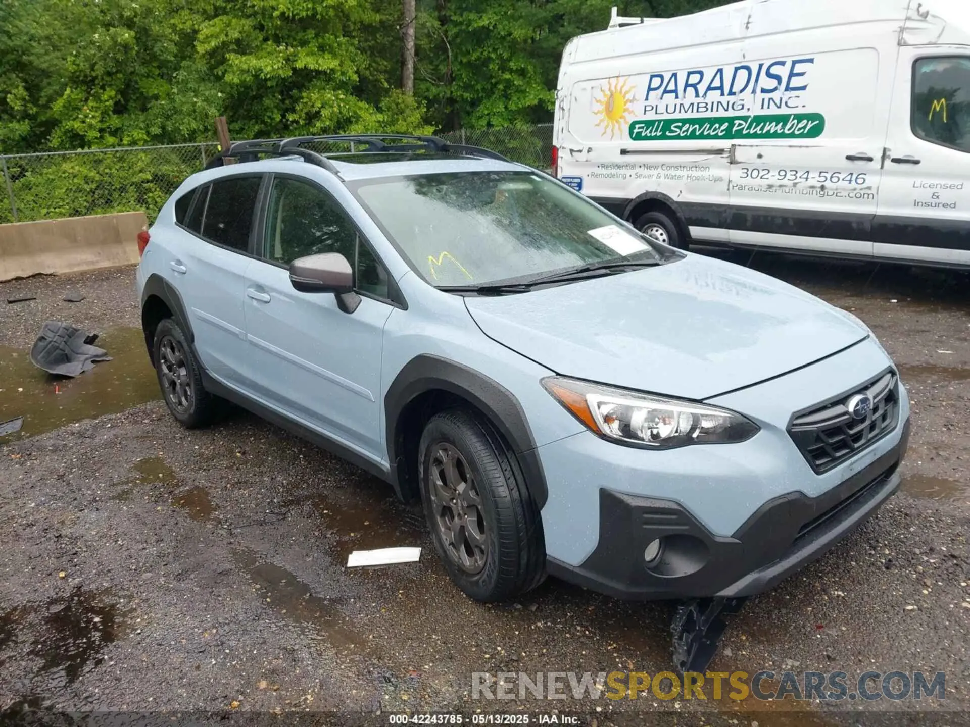 1 Photograph of a damaged car JF2GTHSC0MH389842 SUBARU CROSSTREK 2021