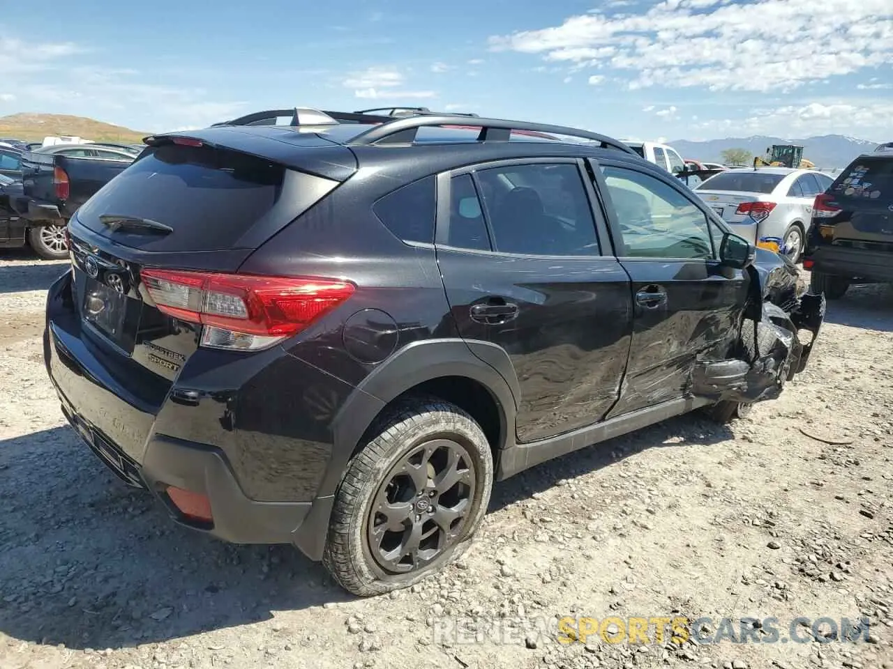 3 Photograph of a damaged car JF2GTHSC0MH667607 SUBARU CROSSTREK 2021