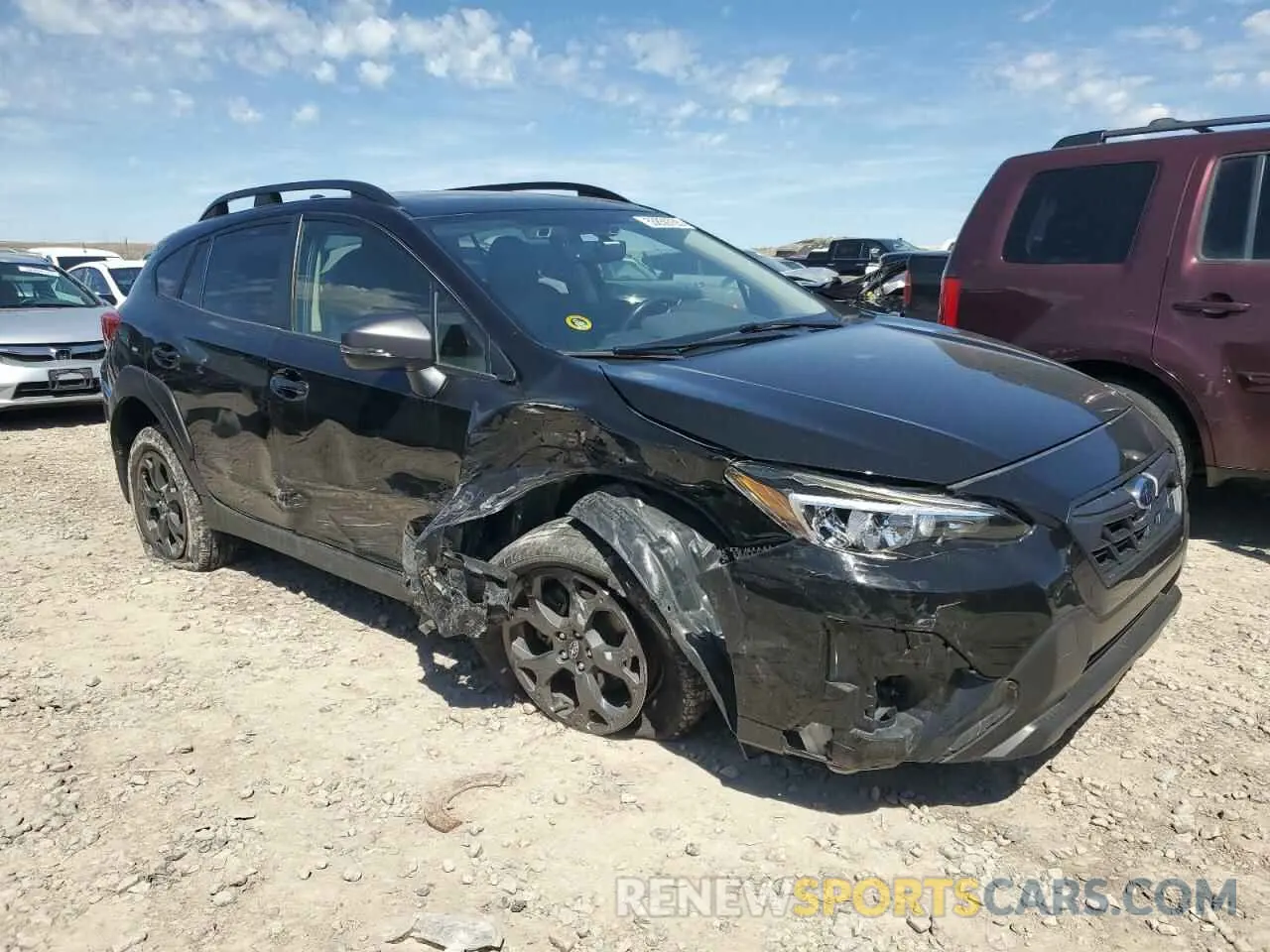 4 Photograph of a damaged car JF2GTHSC0MH667607 SUBARU CROSSTREK 2021
