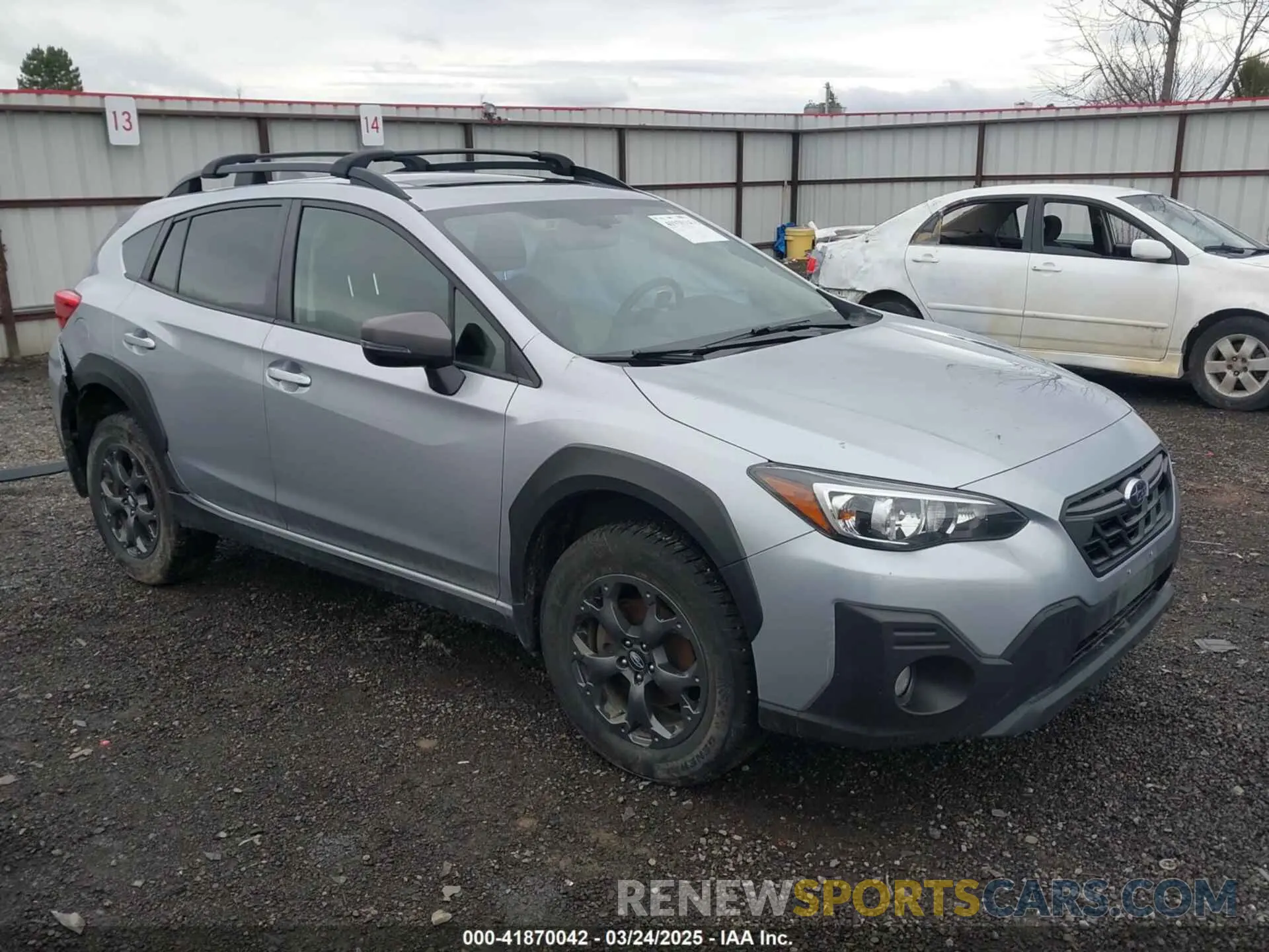 1 Photograph of a damaged car JF2GTHSC1MH226682 SUBARU CROSSTREK 2021