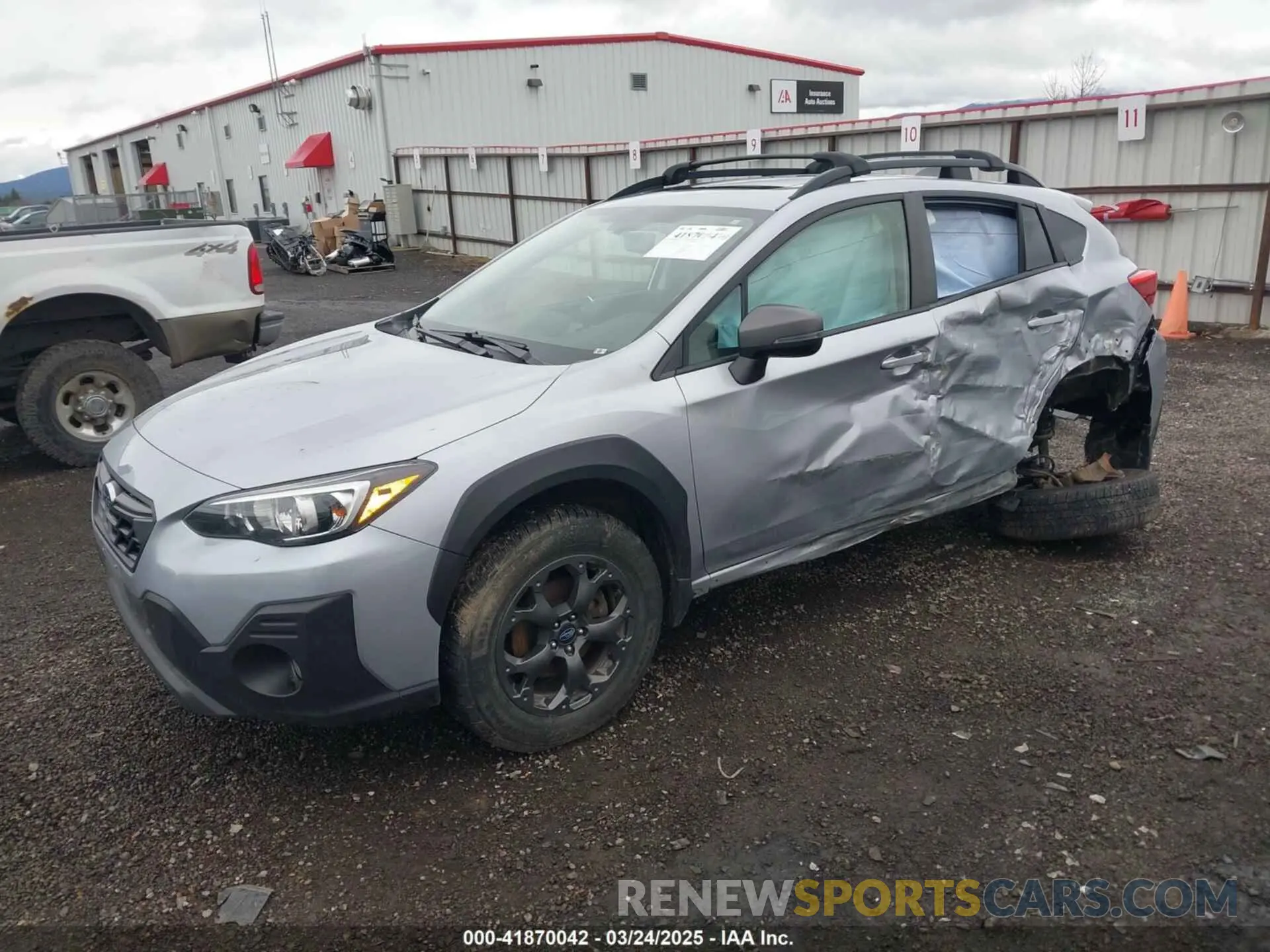 2 Photograph of a damaged car JF2GTHSC1MH226682 SUBARU CROSSTREK 2021
