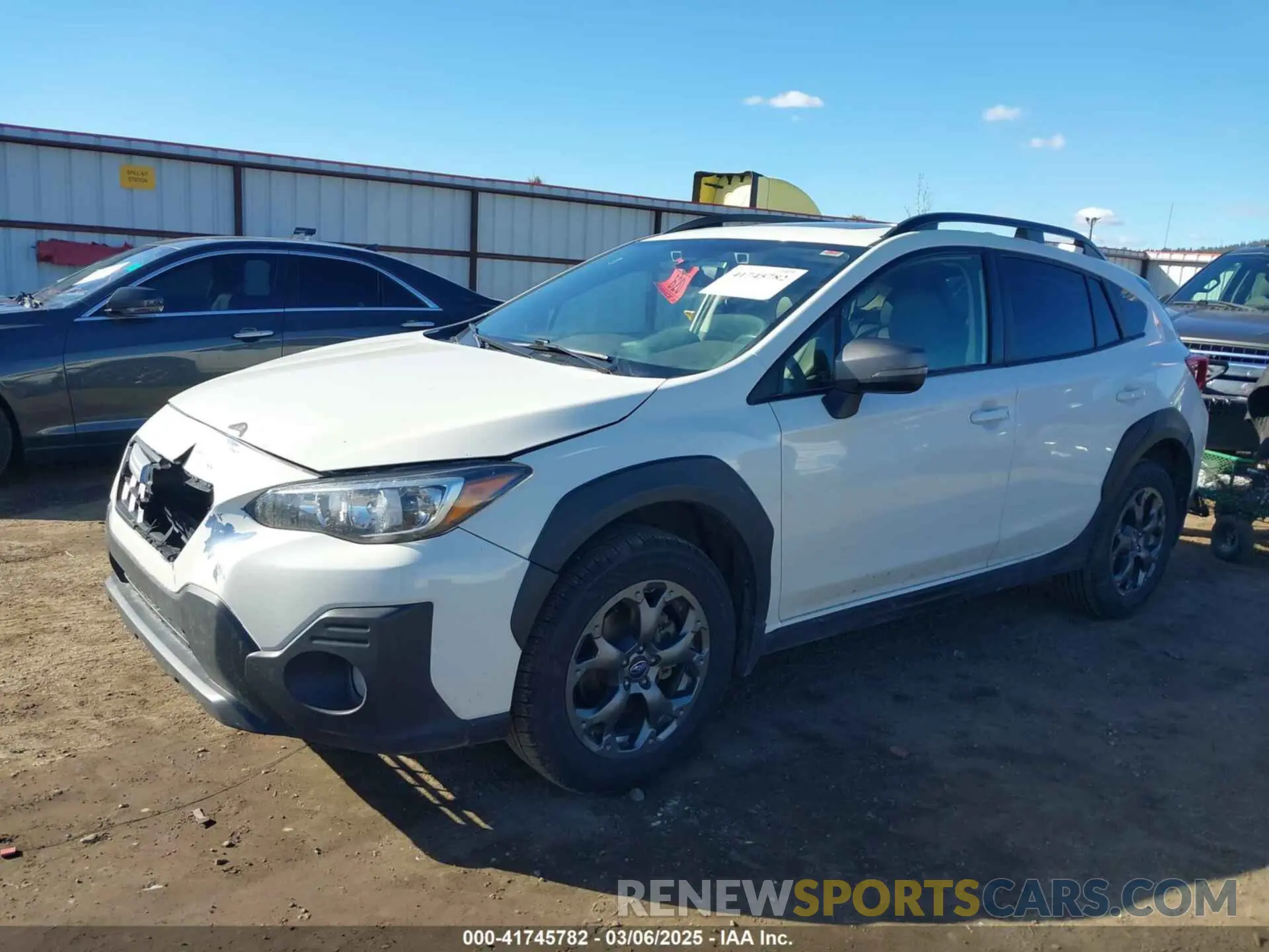 2 Photograph of a damaged car JF2GTHSC1MH298224 SUBARU CROSSTREK 2021