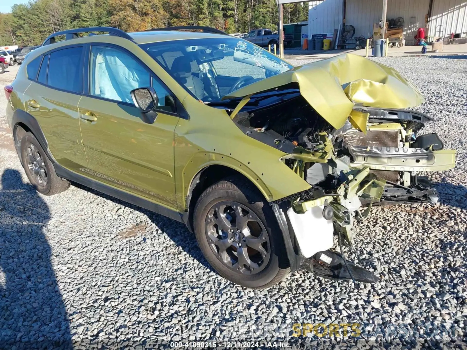 1 Photograph of a damaged car JF2GTHSC2MH672601 SUBARU CROSSTREK 2021