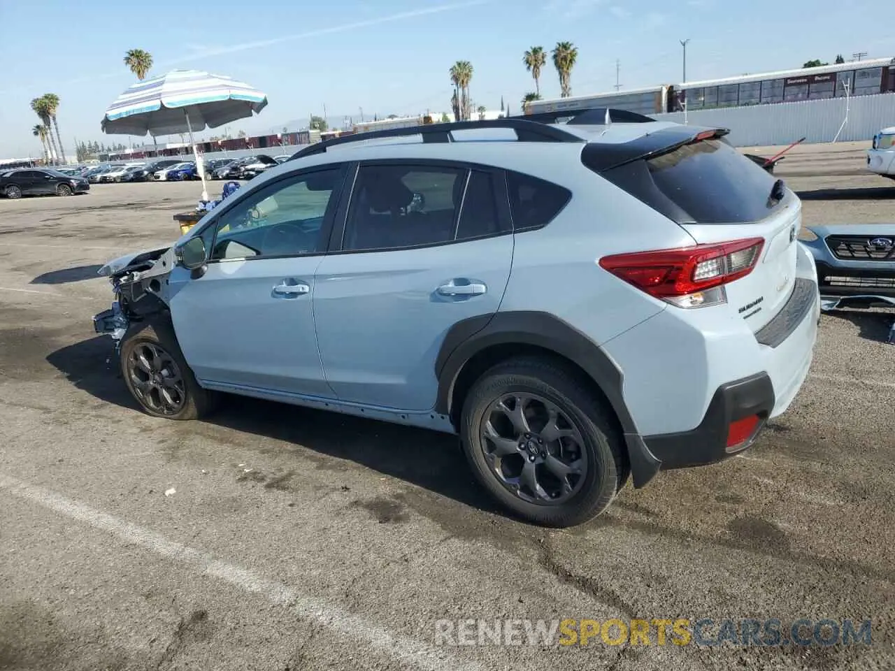 2 Photograph of a damaged car JF2GTHSC3MH360089 SUBARU CROSSTREK 2021