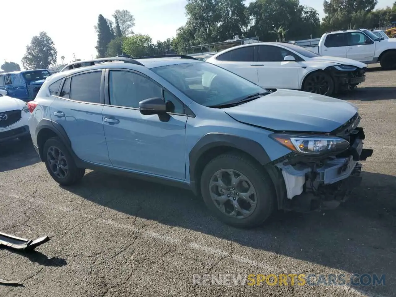 4 Photograph of a damaged car JF2GTHSC3MH360089 SUBARU CROSSTREK 2021