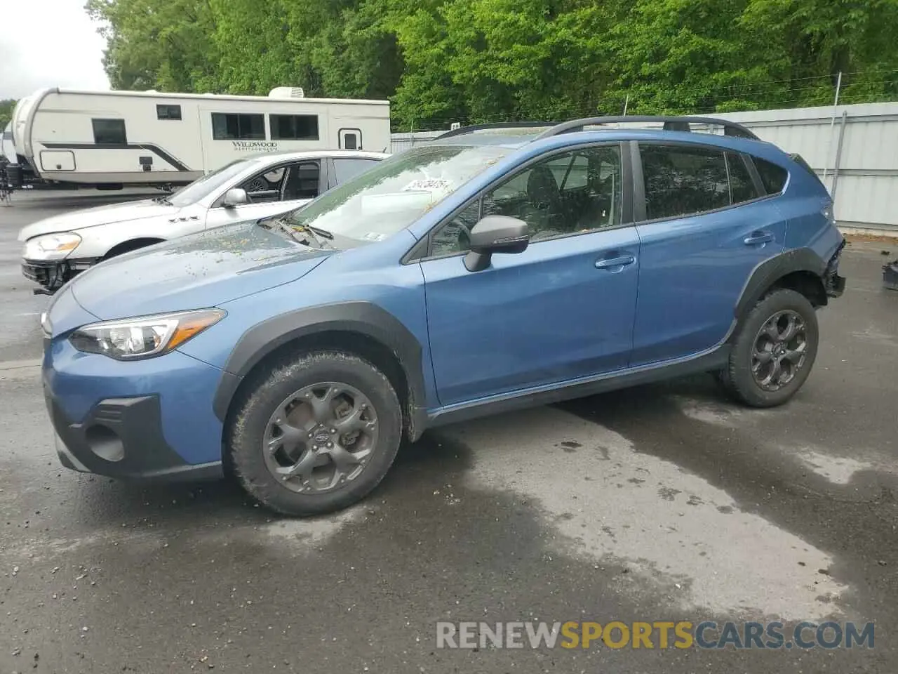 1 Photograph of a damaged car JF2GTHSC3MH386773 SUBARU CROSSTREK 2021