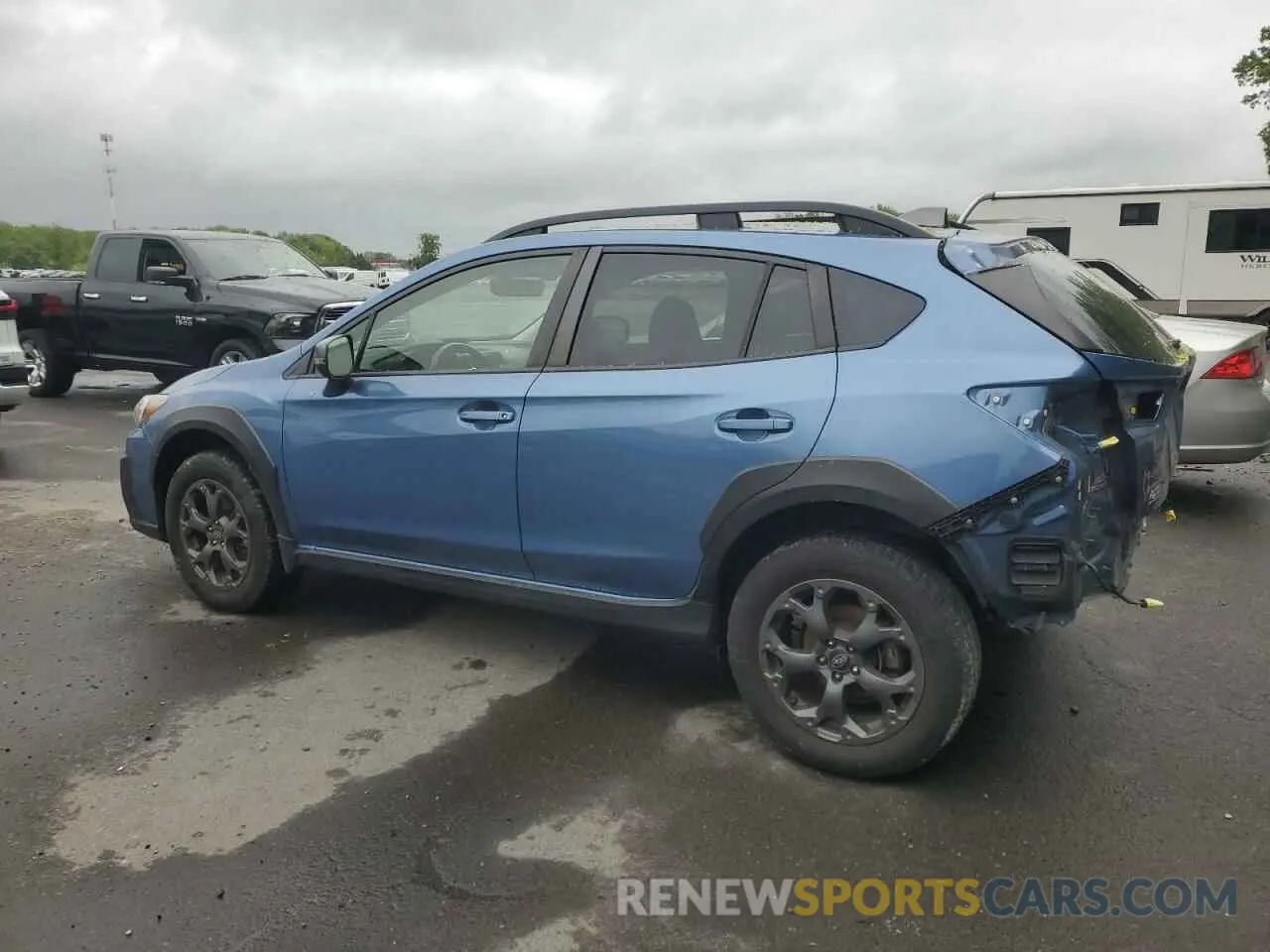 2 Photograph of a damaged car JF2GTHSC3MH386773 SUBARU CROSSTREK 2021