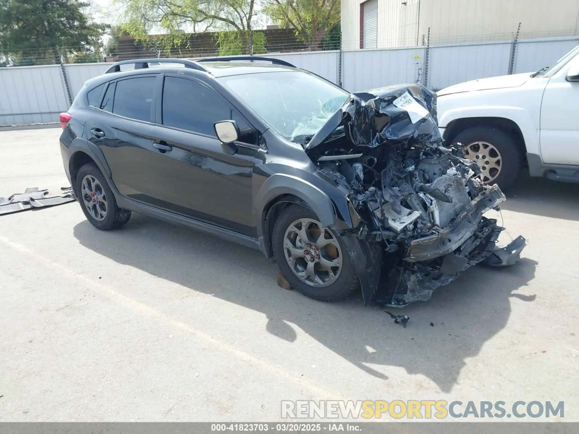 1 Photograph of a damaged car JF2GTHSC4MH211979 SUBARU CROSSTREK 2021