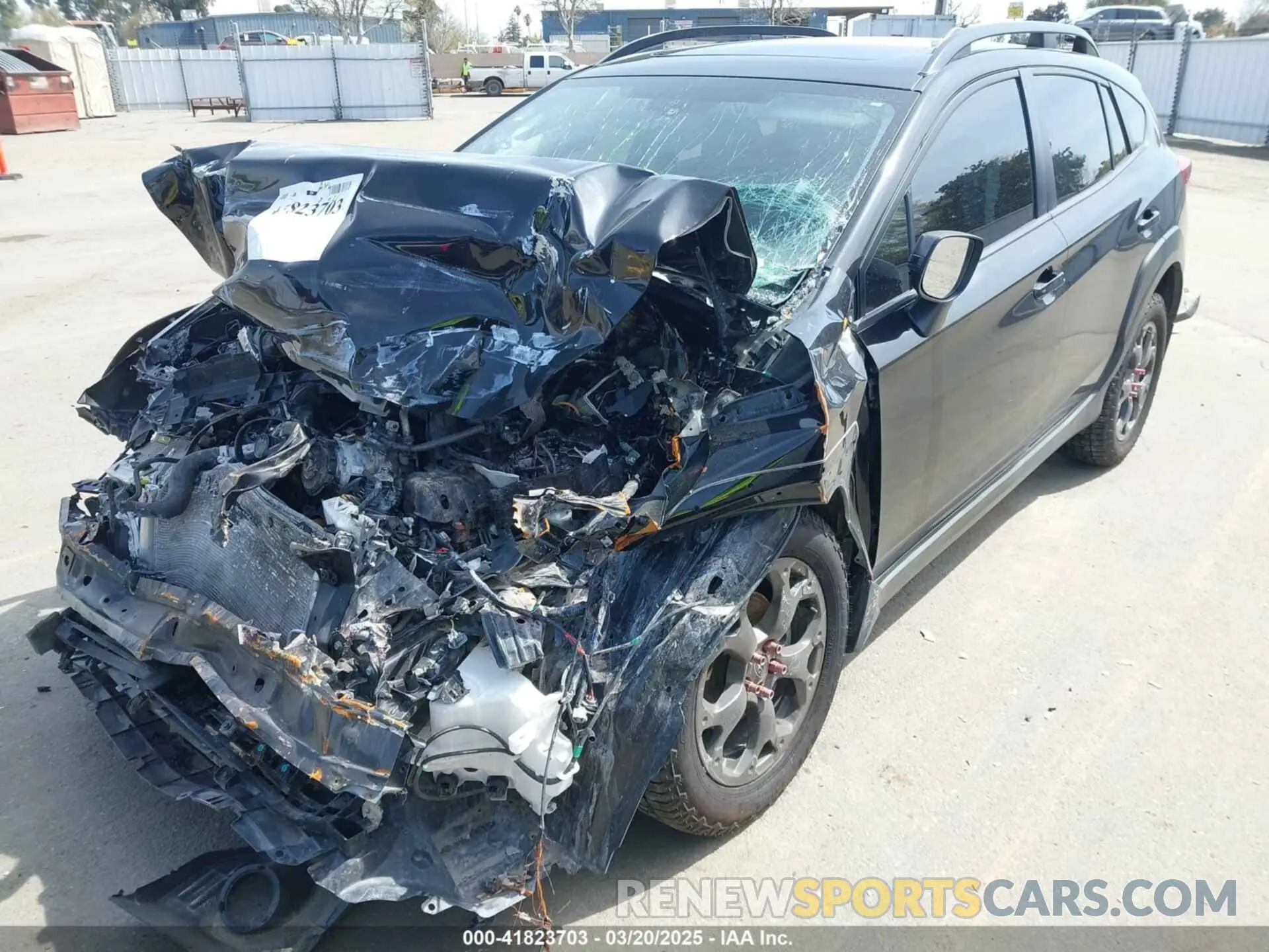 2 Photograph of a damaged car JF2GTHSC4MH211979 SUBARU CROSSTREK 2021