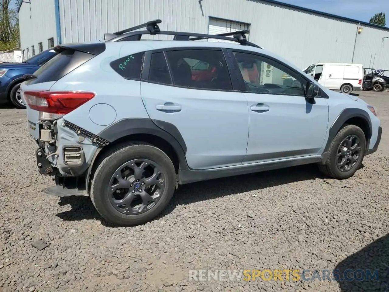 3 Photograph of a damaged car JF2GTHSC4MH227860 SUBARU CROSSTREK 2021