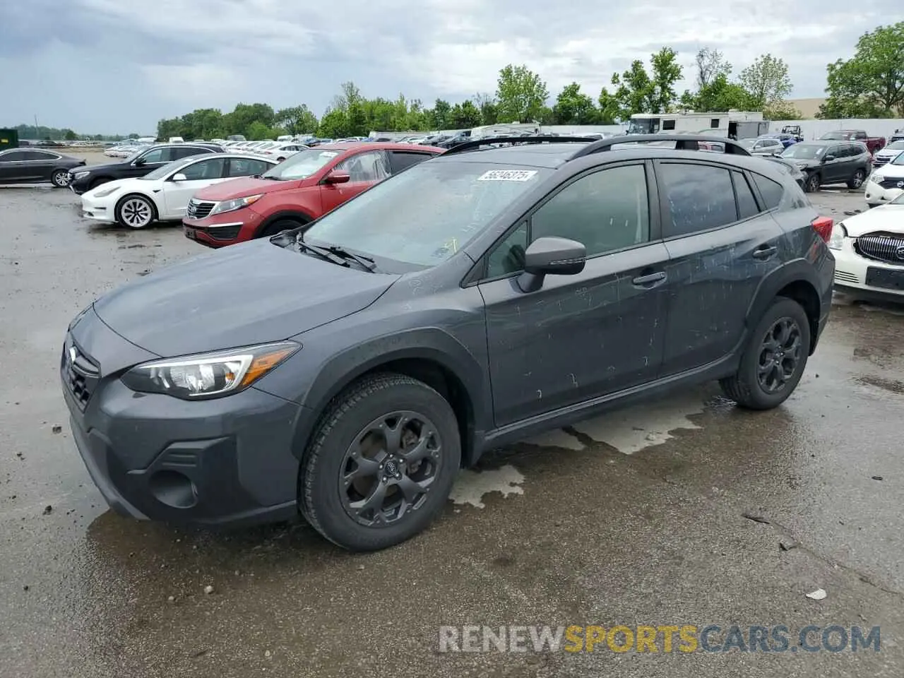 1 Photograph of a damaged car JF2GTHSC4MH356326 SUBARU CROSSTREK 2021