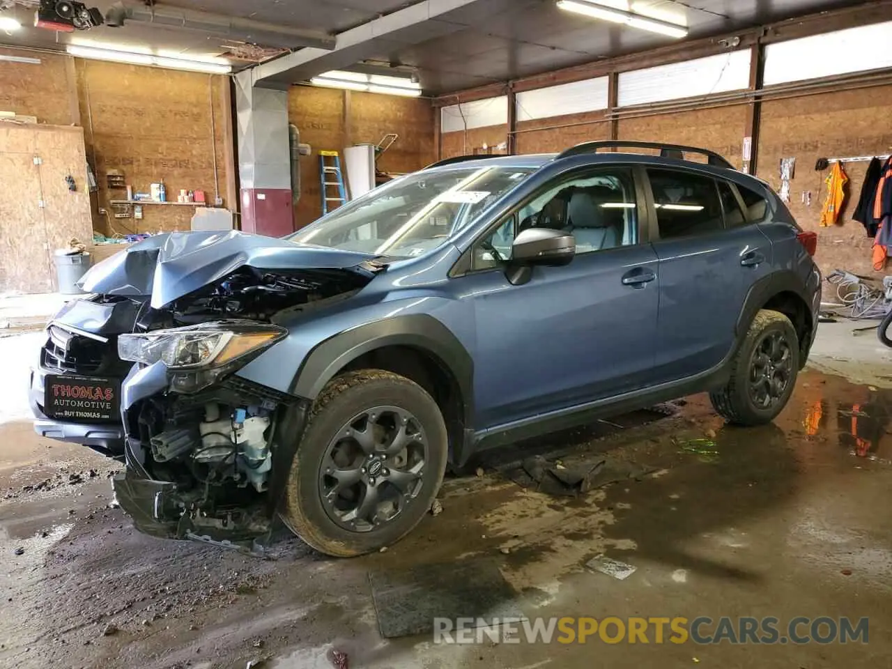 1 Photograph of a damaged car JF2GTHSC4MH654357 SUBARU CROSSTREK 2021