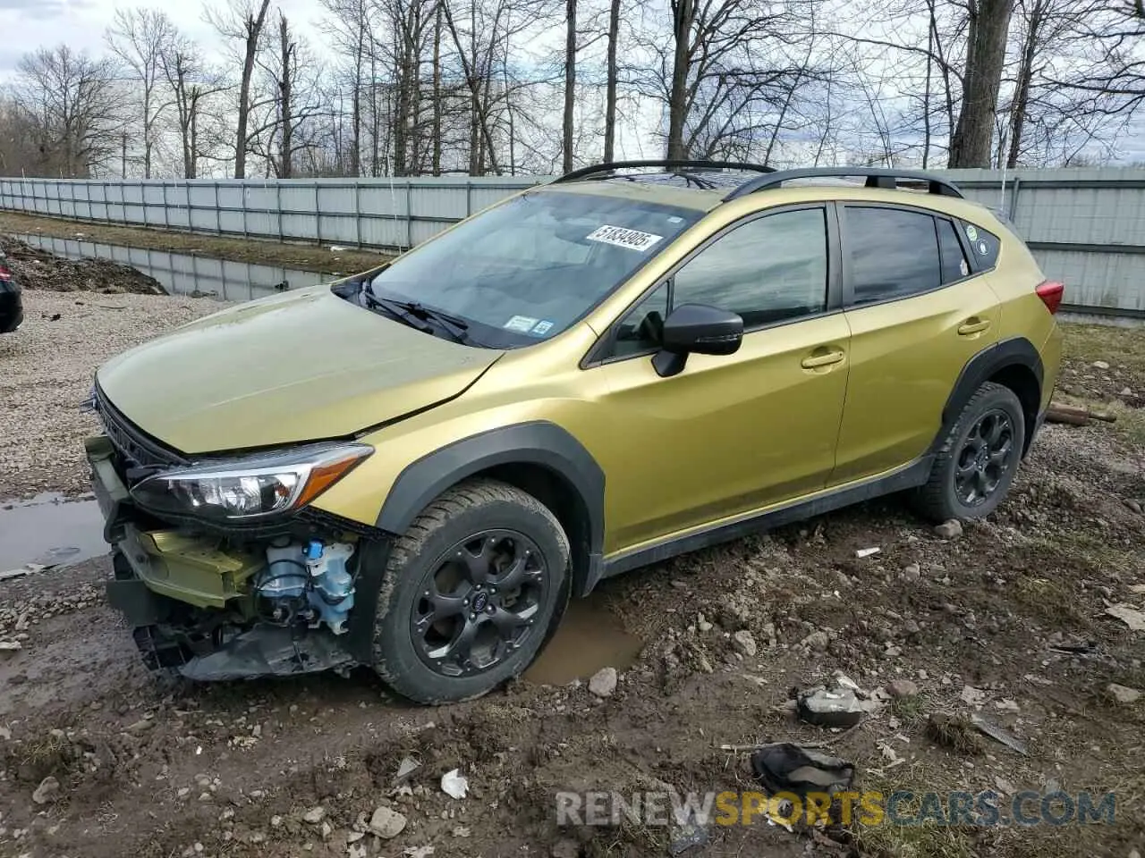 1 Photograph of a damaged car JF2GTHSC5MH239029 SUBARU CROSSTREK 2021