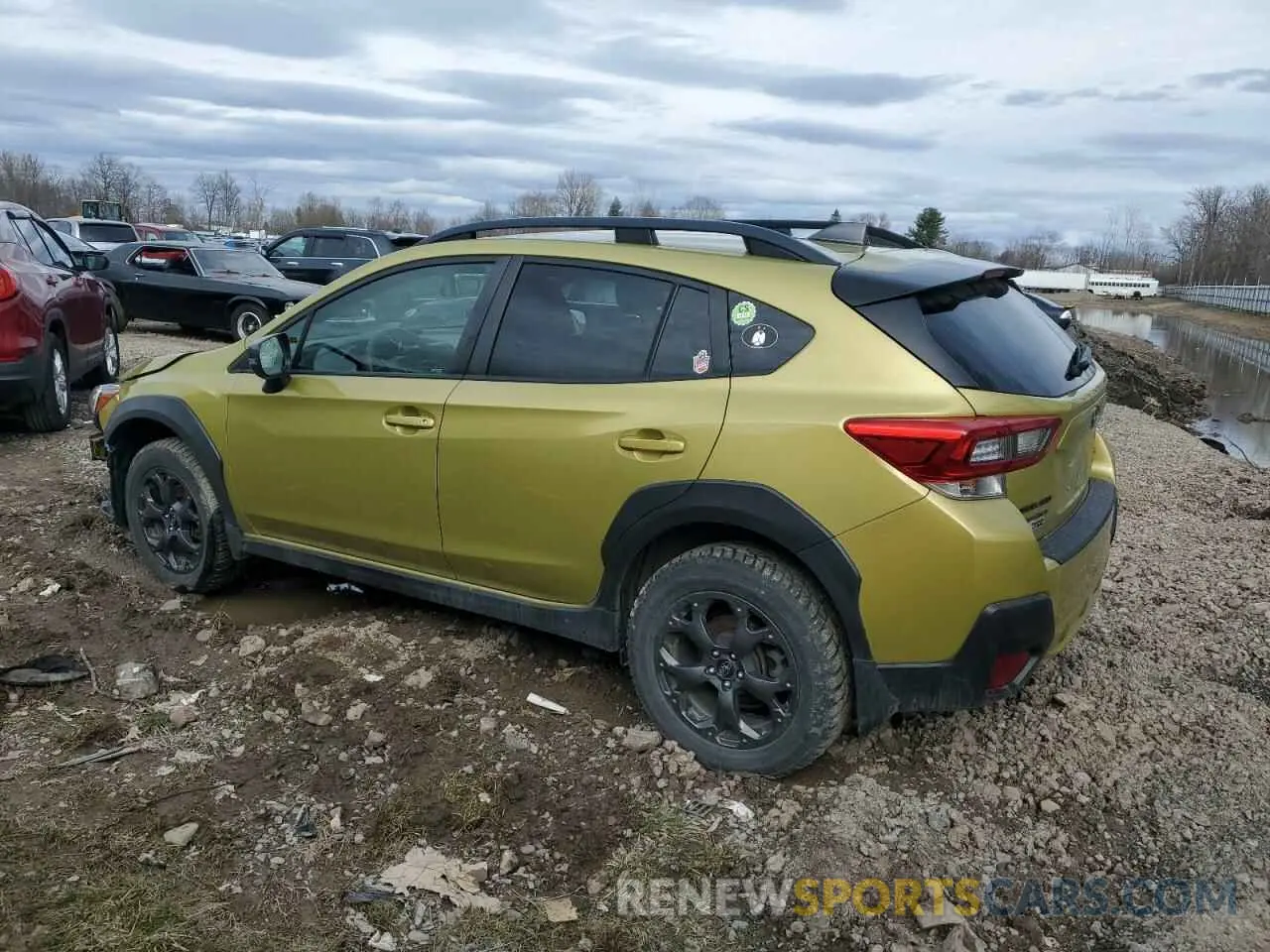 2 Photograph of a damaged car JF2GTHSC5MH239029 SUBARU CROSSTREK 2021