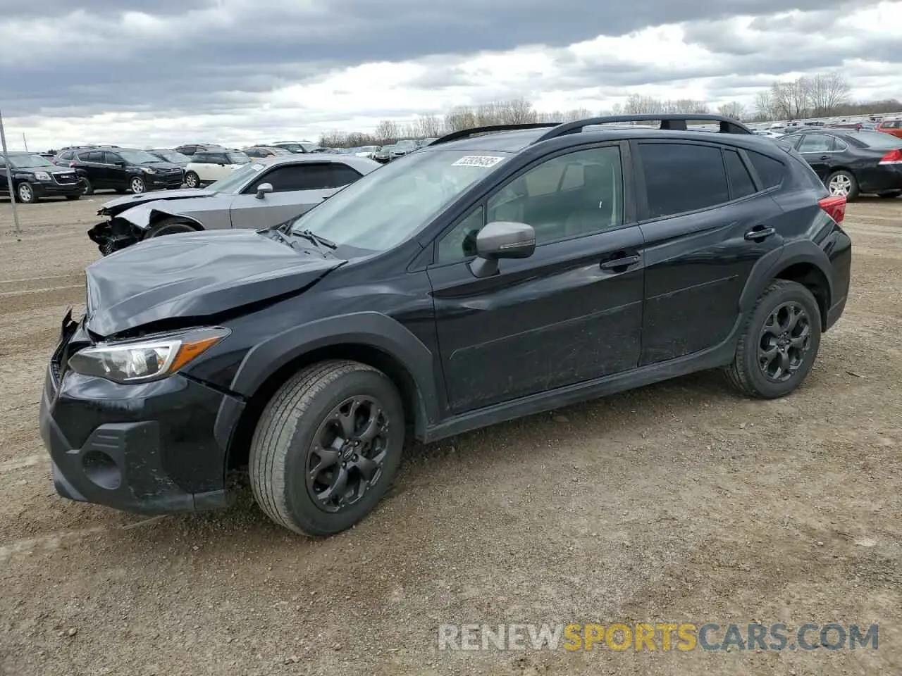 1 Photograph of a damaged car JF2GTHSC5MH347246 SUBARU CROSSTREK 2021
