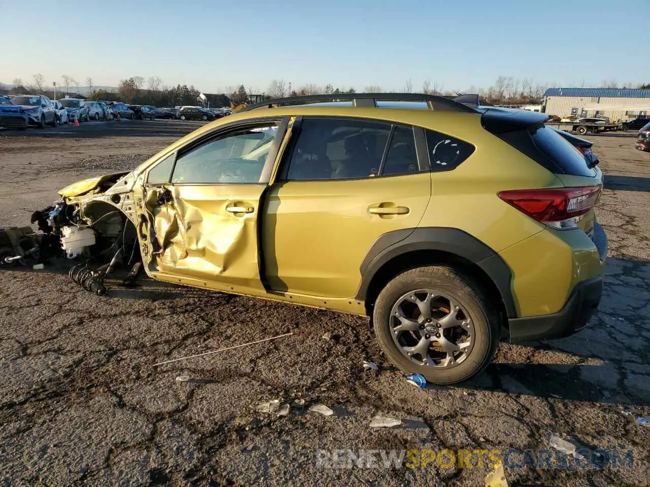 2 Photograph of a damaged car JF2GTHSC6MH285730 SUBARU CROSSTREK 2021
