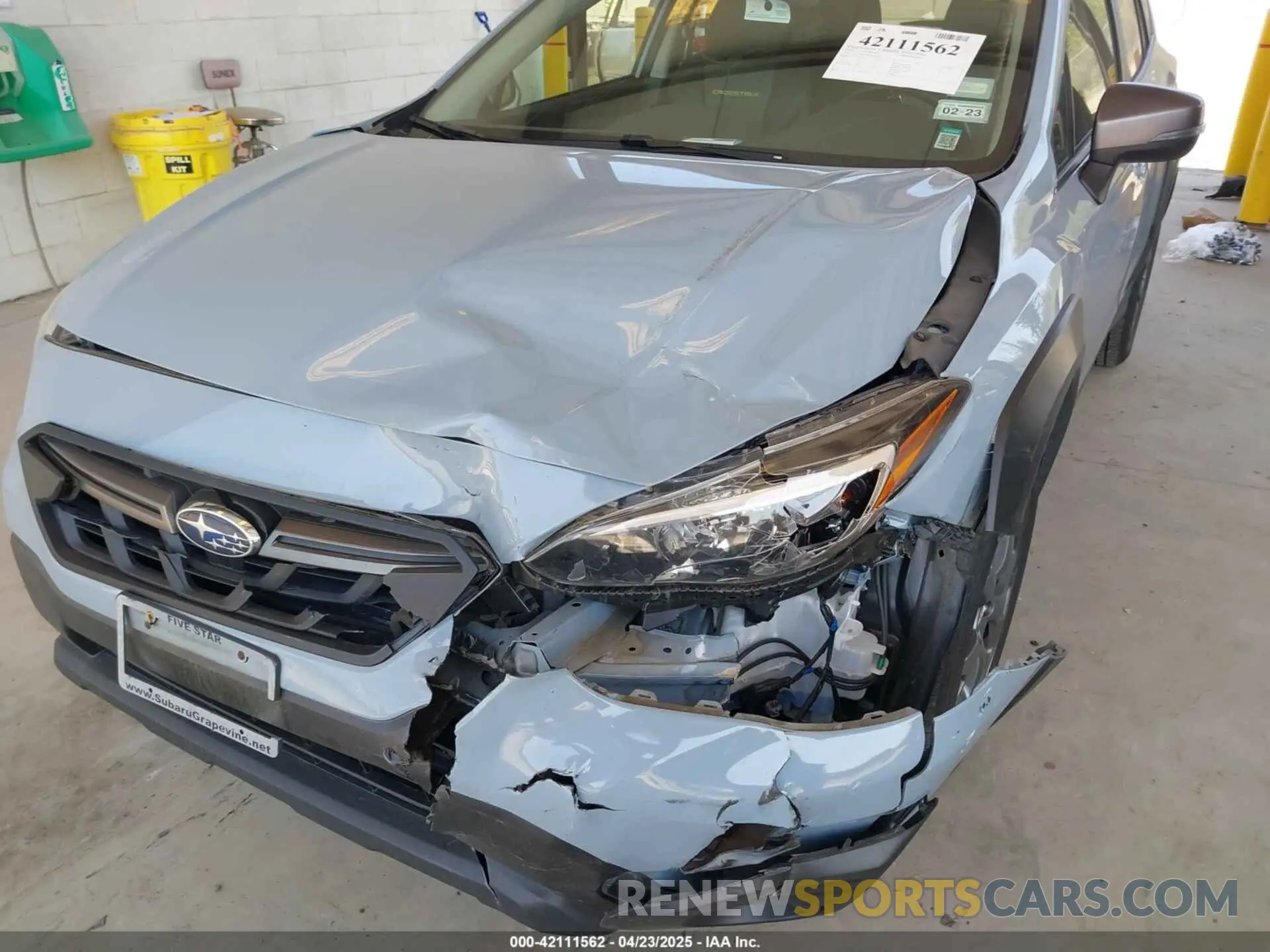 6 Photograph of a damaged car JF2GTHSC6MH303028 SUBARU CROSSTREK 2021