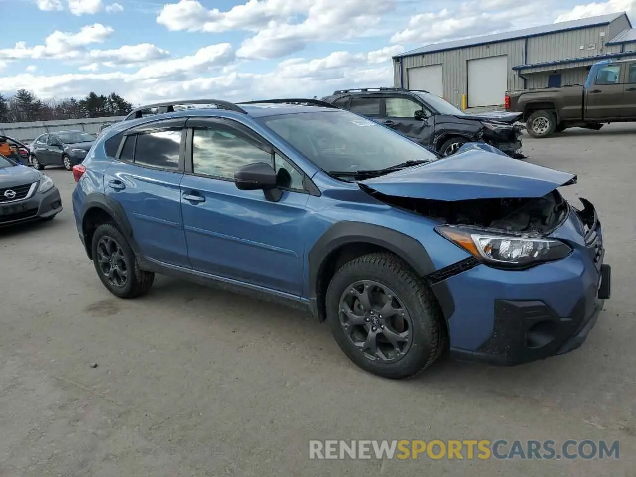 4 Photograph of a damaged car JF2GTHSC6MH396536 SUBARU CROSSTREK 2021