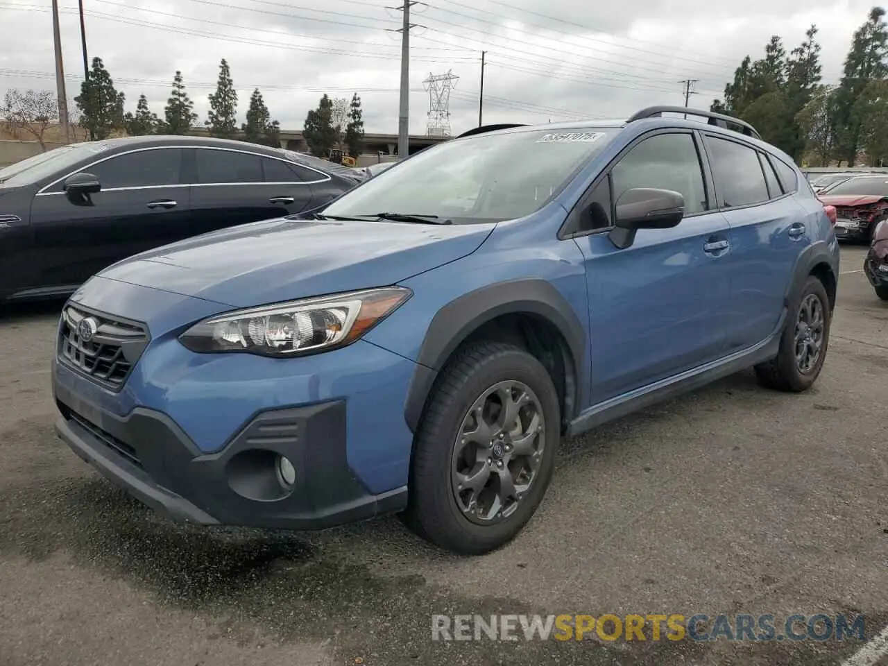 1 Photograph of a damaged car JF2GTHSC8MH238991 SUBARU CROSSTREK 2021