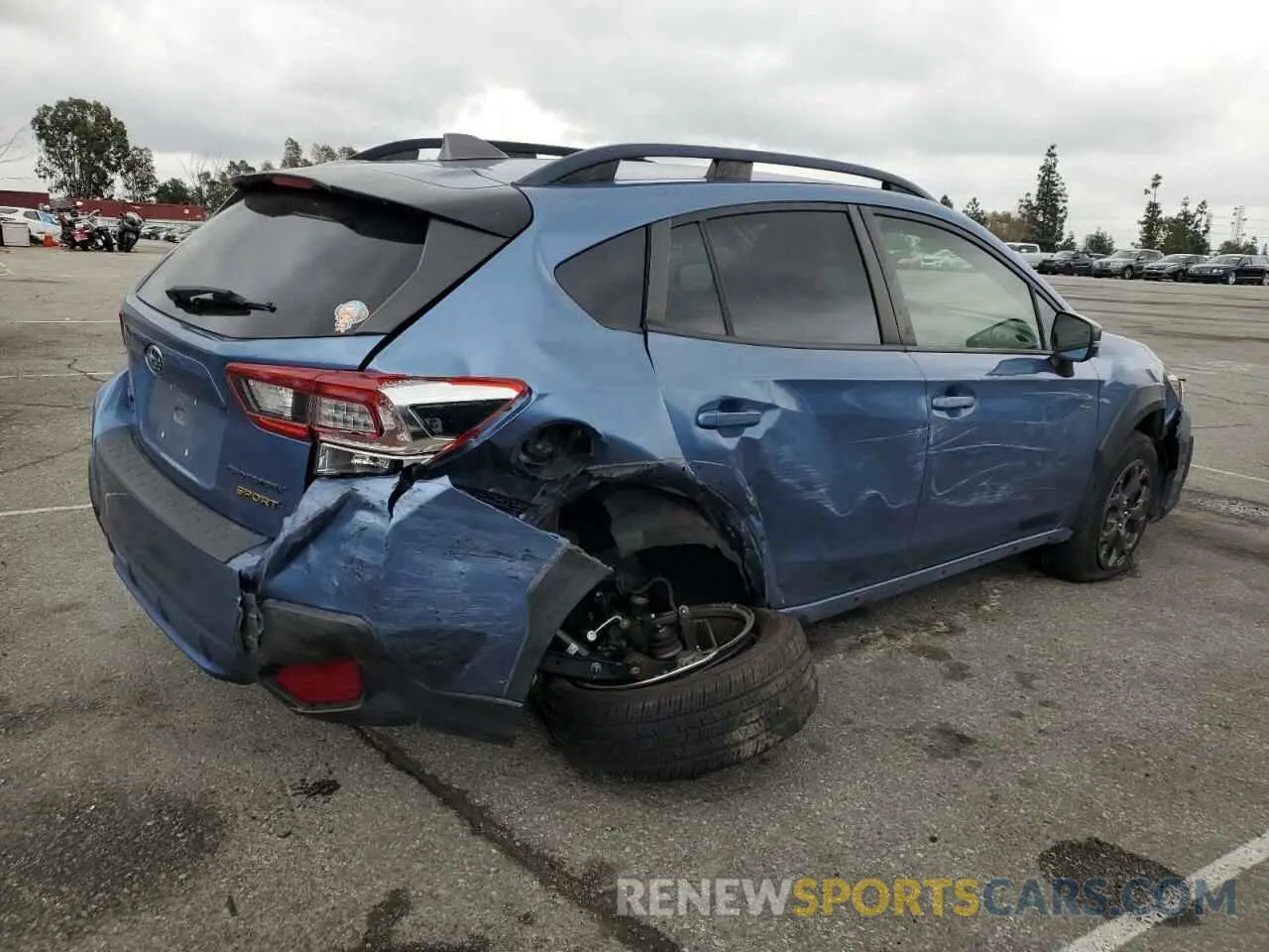 3 Photograph of a damaged car JF2GTHSC8MH238991 SUBARU CROSSTREK 2021
