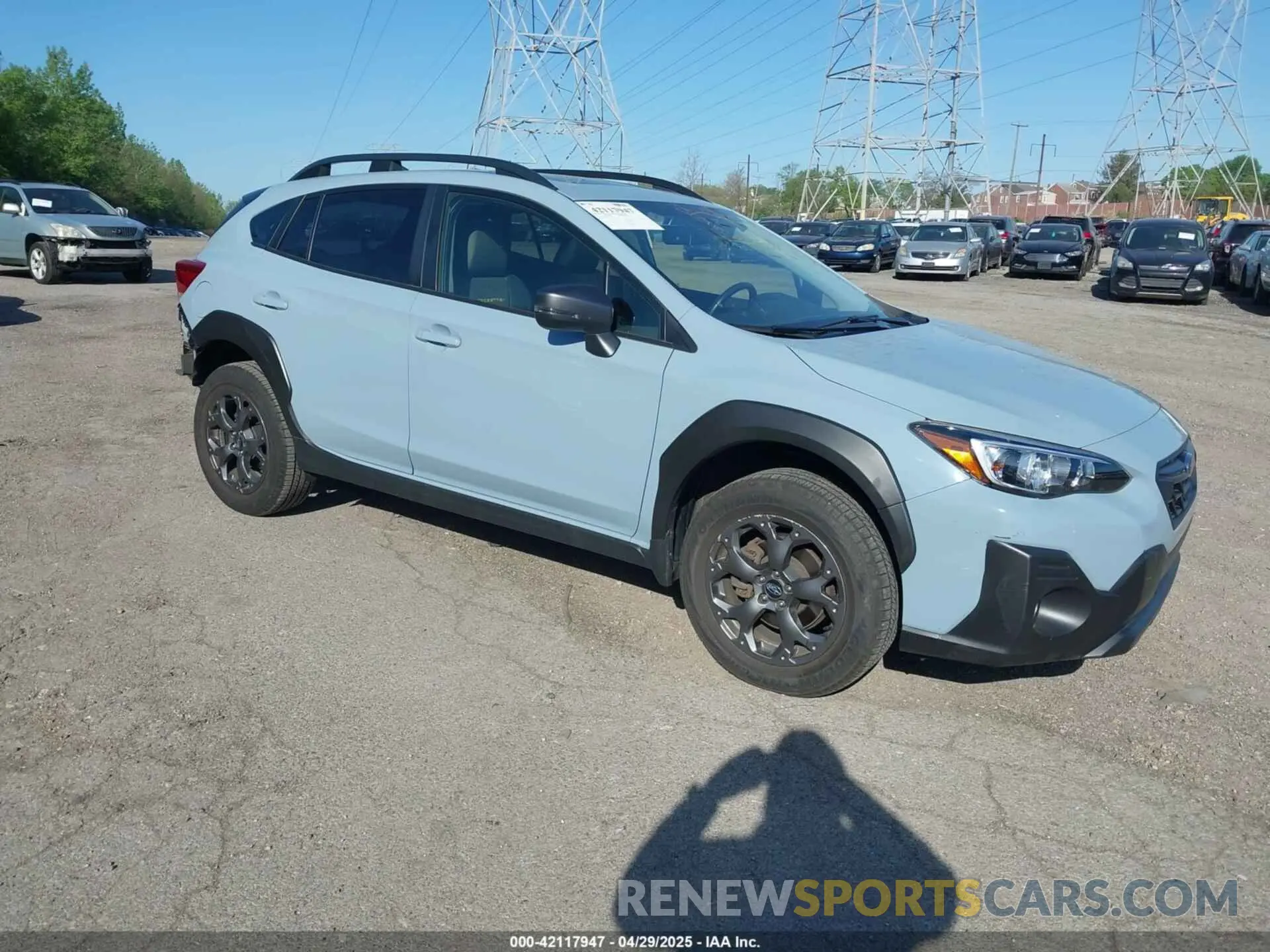 1 Photograph of a damaged car JF2GTHSC8MH244810 SUBARU CROSSTREK 2021