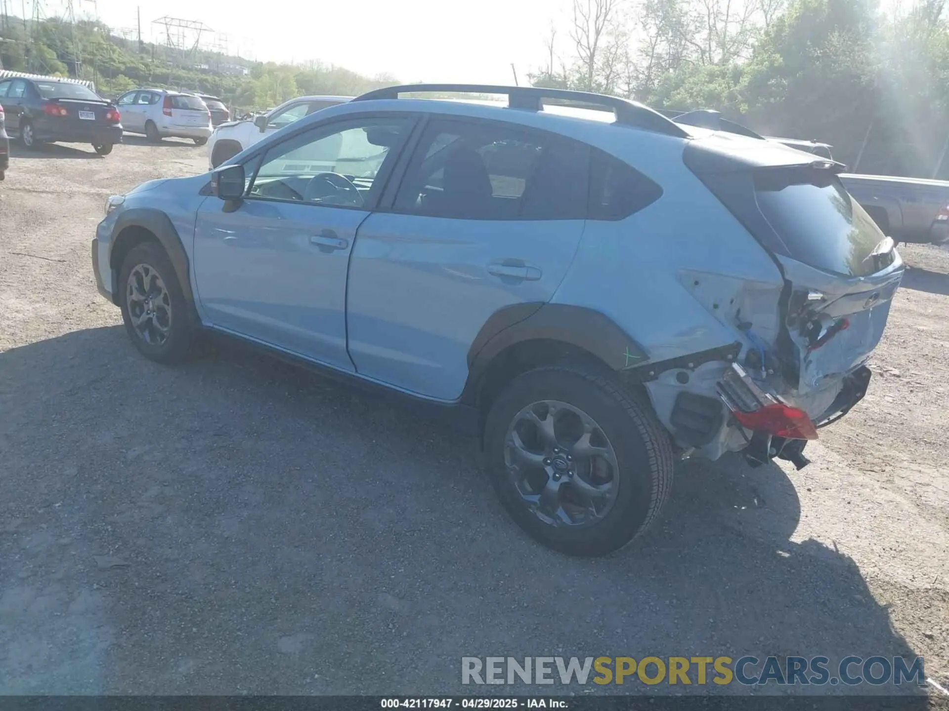 3 Photograph of a damaged car JF2GTHSC8MH244810 SUBARU CROSSTREK 2021
