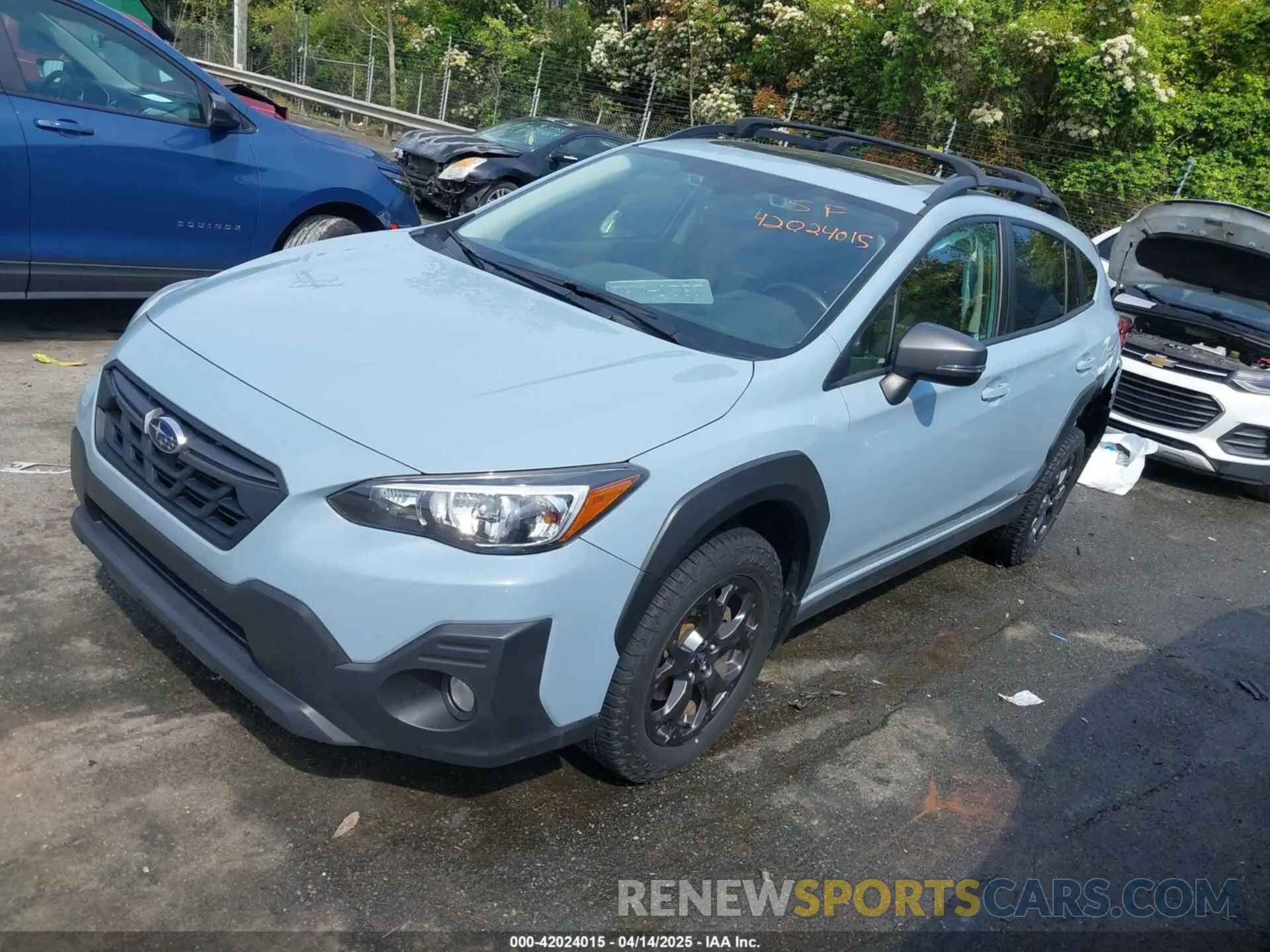 2 Photograph of a damaged car JF2GTHSC8MH336161 SUBARU CROSSTREK 2021