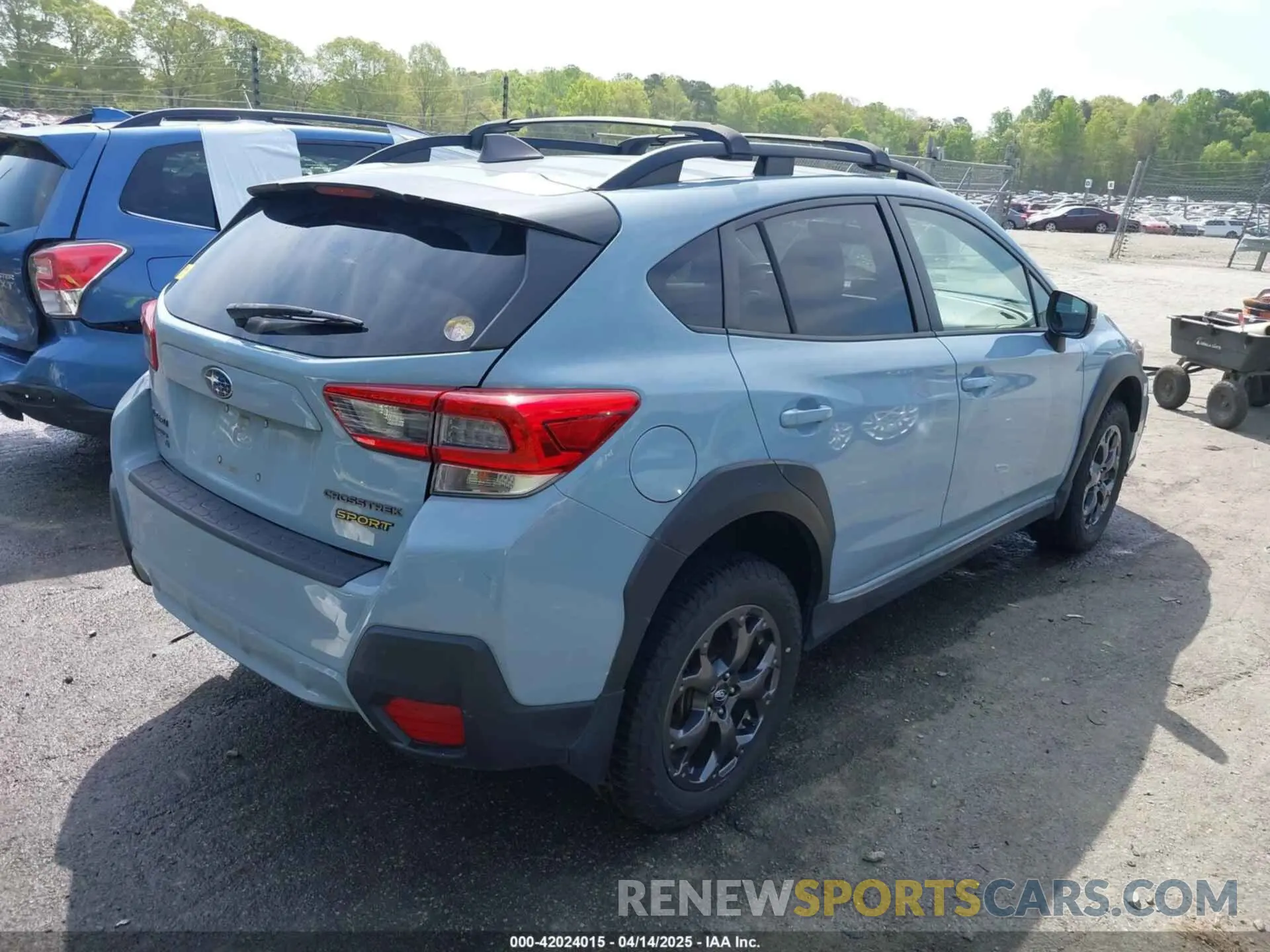 4 Photograph of a damaged car JF2GTHSC8MH336161 SUBARU CROSSTREK 2021