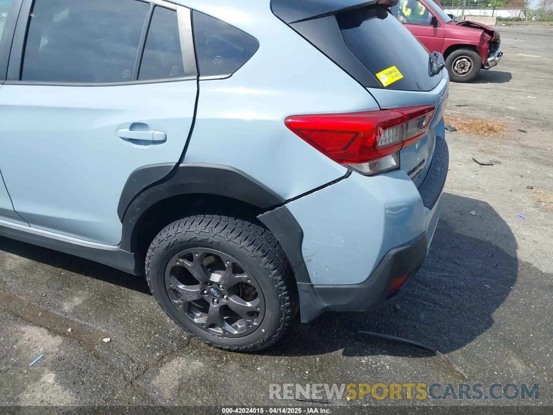 6 Photograph of a damaged car JF2GTHSC8MH336161 SUBARU CROSSTREK 2021