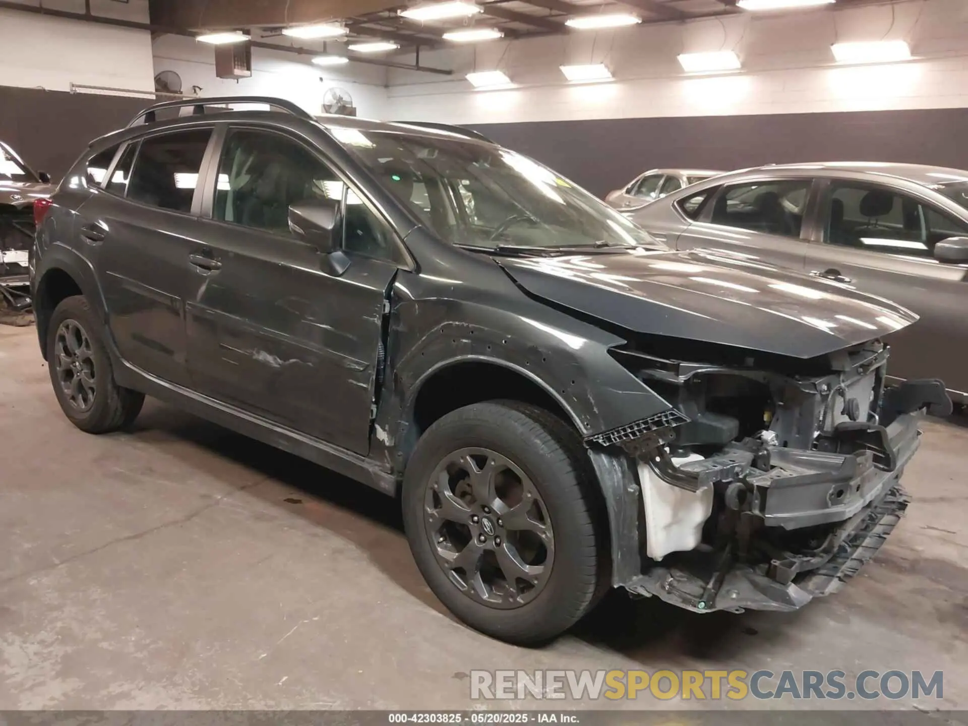 1 Photograph of a damaged car JF2GTHSC8MH383979 SUBARU CROSSTREK 2021