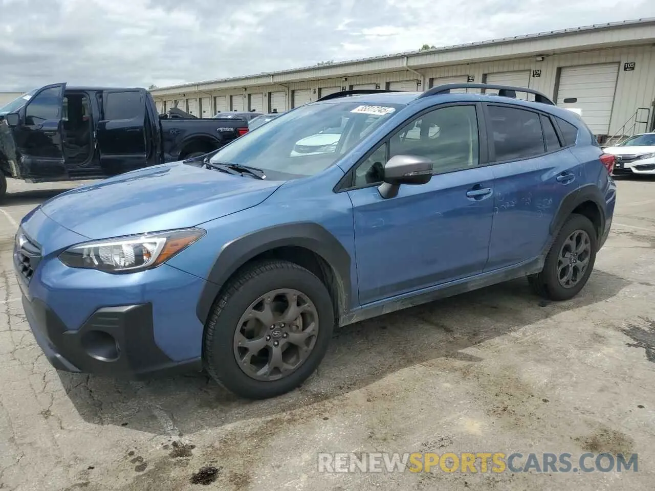 1 Photograph of a damaged car JF2GTHSC8MH392147 SUBARU CROSSTREK 2021