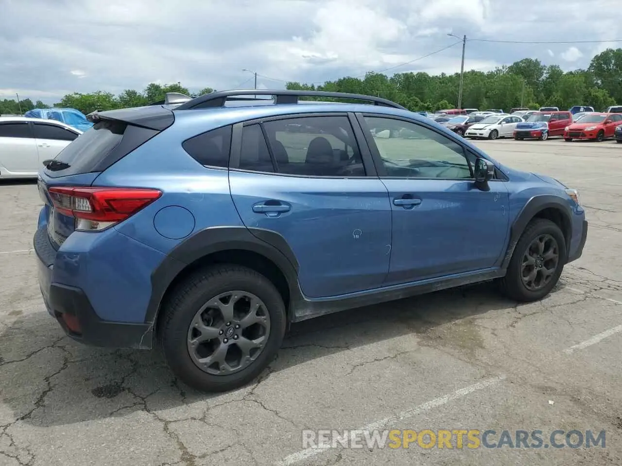 3 Photograph of a damaged car JF2GTHSC8MH392147 SUBARU CROSSTREK 2021
