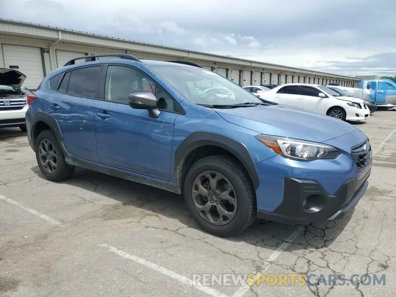4 Photograph of a damaged car JF2GTHSC8MH392147 SUBARU CROSSTREK 2021