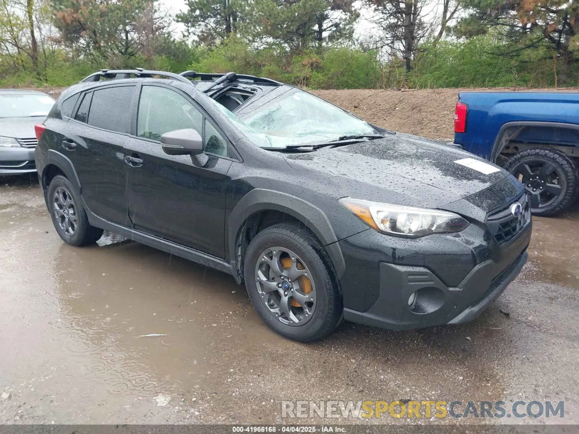 1 Photograph of a damaged car JF2GTHSC9MH327162 SUBARU CROSSTREK 2021