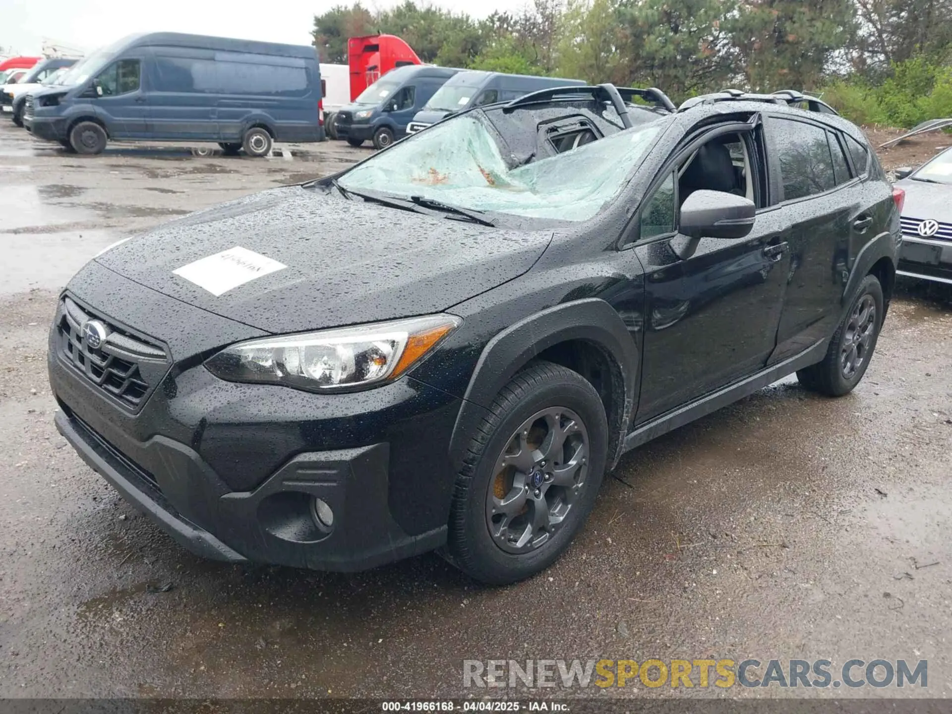2 Photograph of a damaged car JF2GTHSC9MH327162 SUBARU CROSSTREK 2021