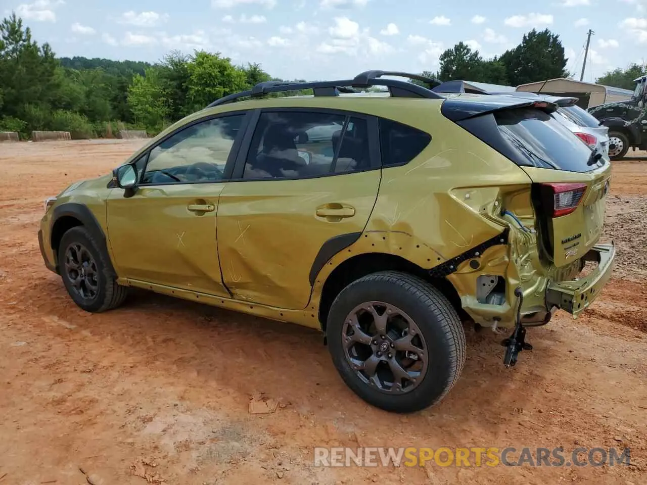 2 Photograph of a damaged car JF2GTHSC9MH331356 SUBARU CROSSTREK 2021