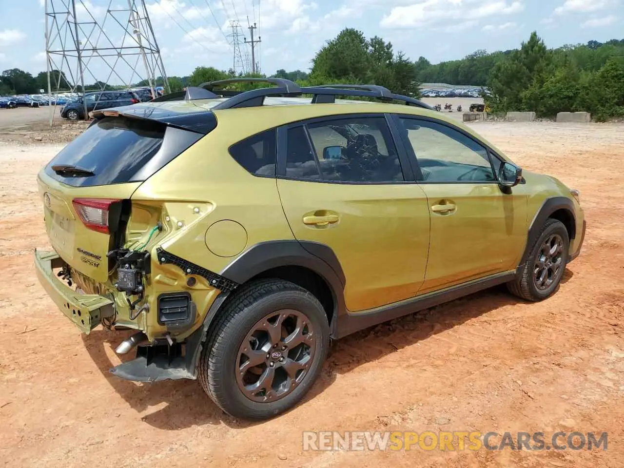3 Photograph of a damaged car JF2GTHSC9MH331356 SUBARU CROSSTREK 2021