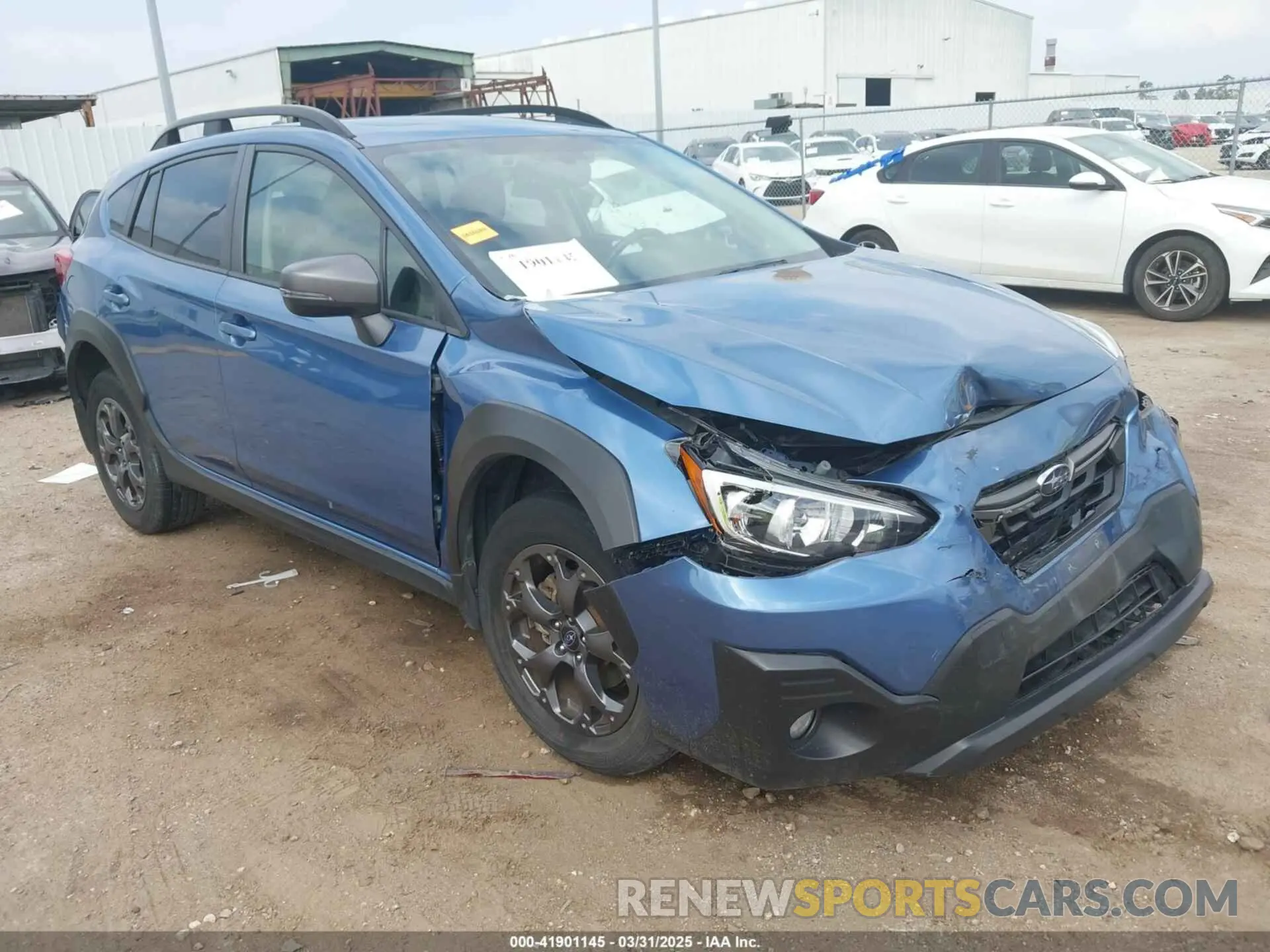 1 Photograph of a damaged car JF2GTHSC9MH379214 SUBARU CROSSTREK 2021