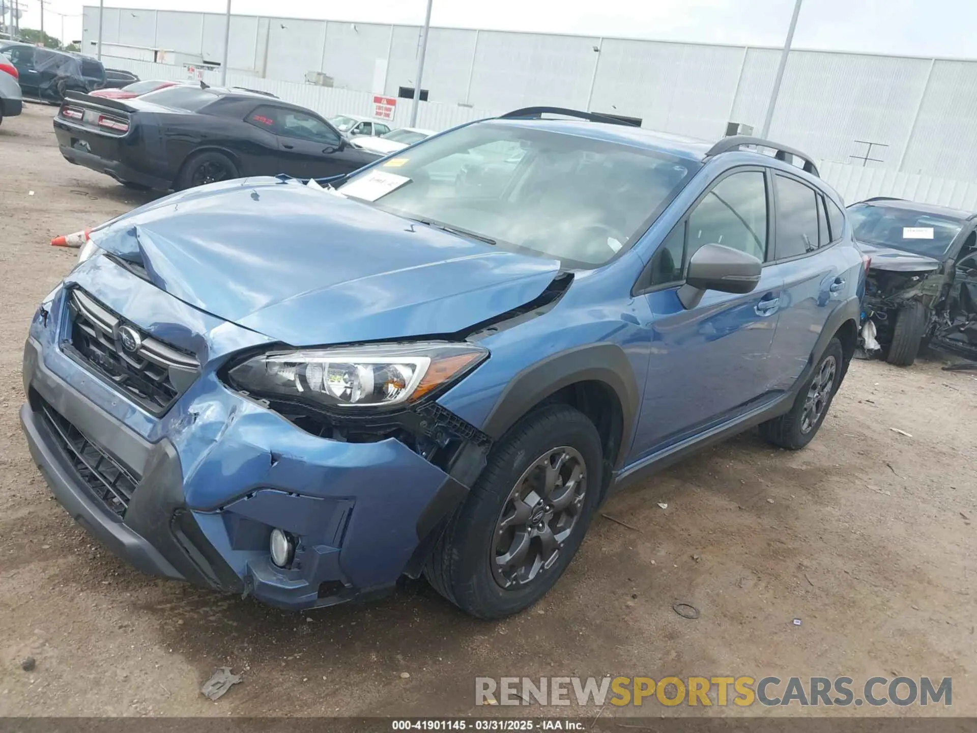 2 Photograph of a damaged car JF2GTHSC9MH379214 SUBARU CROSSTREK 2021