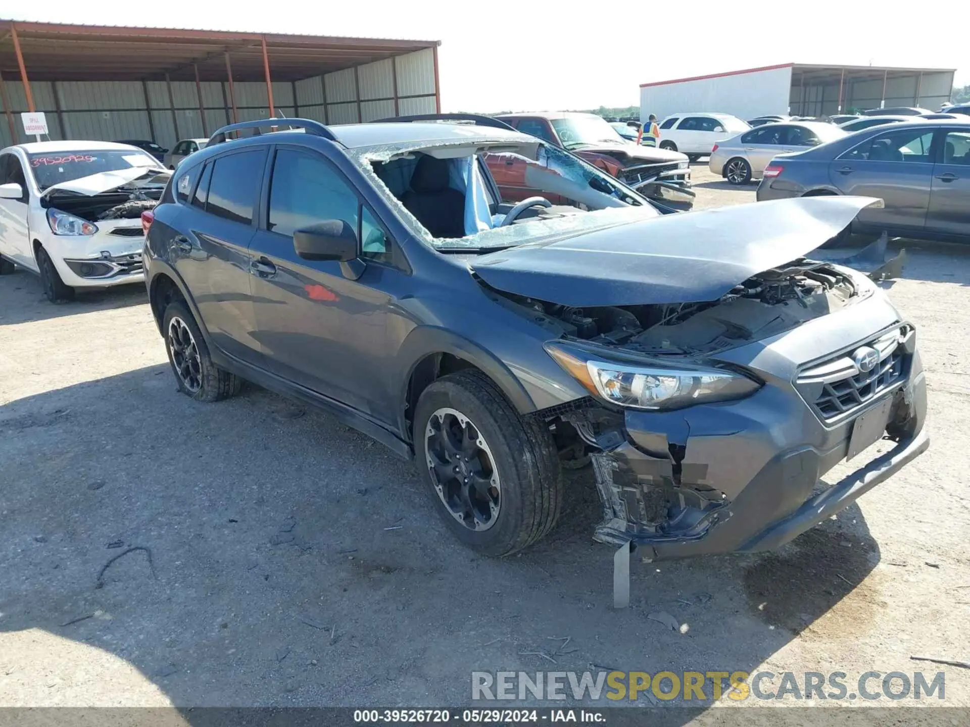 1 Photograph of a damaged car JF2GTAAC5NG260561 SUBARU CROSSTREK 2022