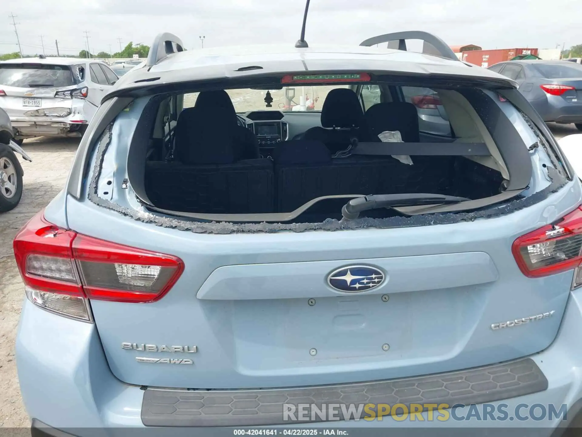 6 Photograph of a damaged car JF2GTABC1NH223189 SUBARU CROSSTREK 2022