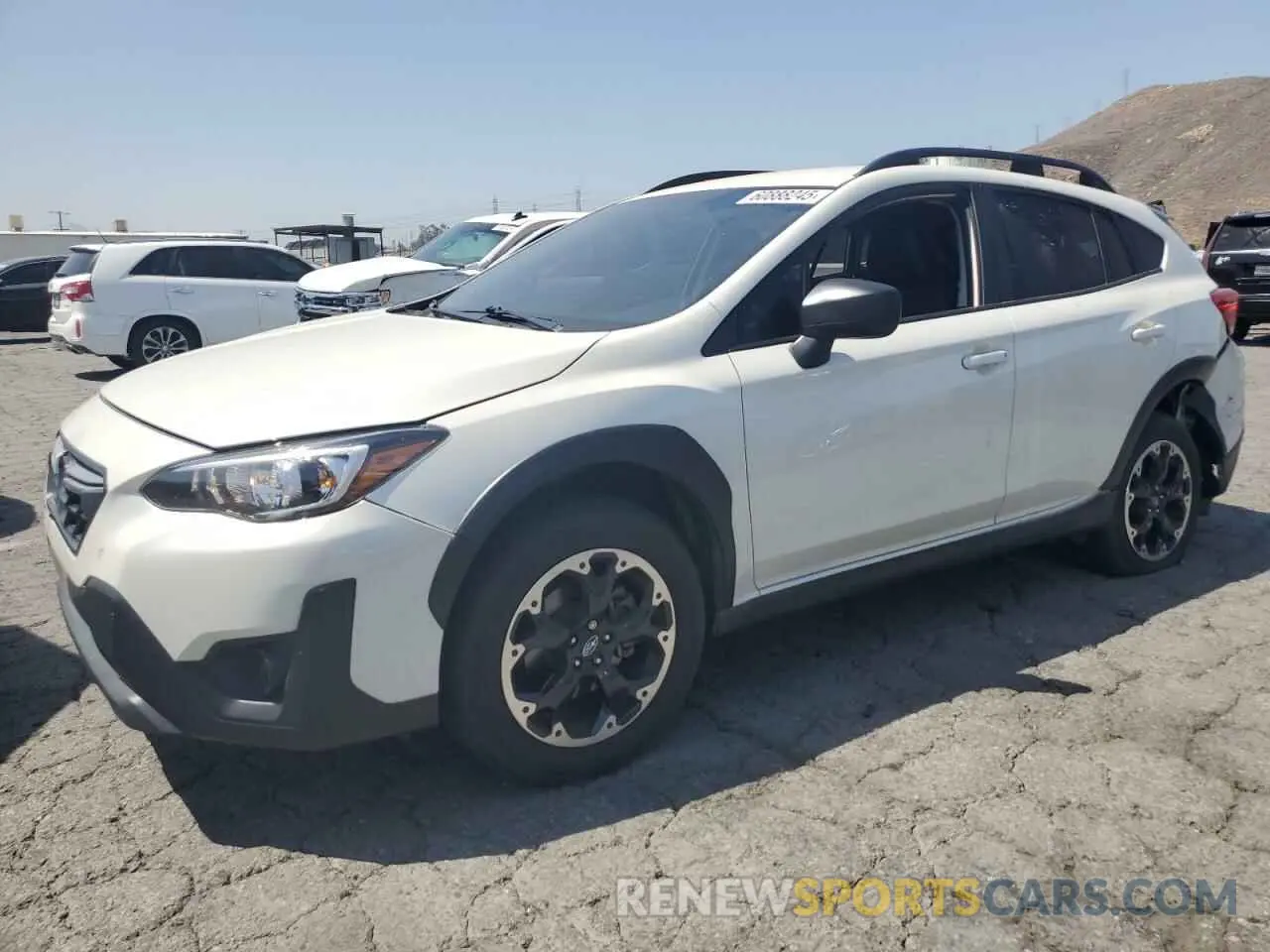 1 Photograph of a damaged car JF2GTABC8NH268663 SUBARU CROSSTREK 2022