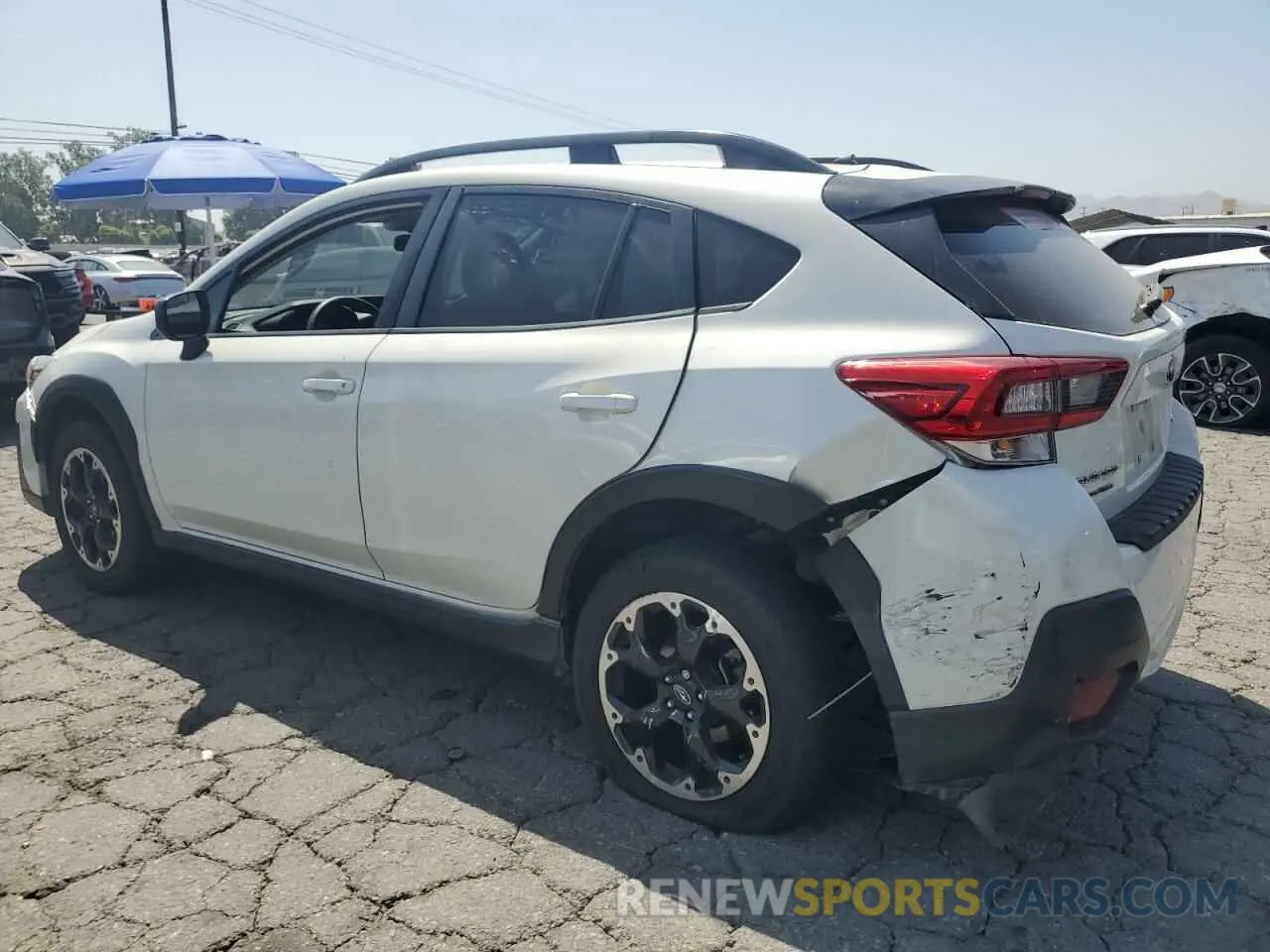 2 Photograph of a damaged car JF2GTABC8NH268663 SUBARU CROSSTREK 2022