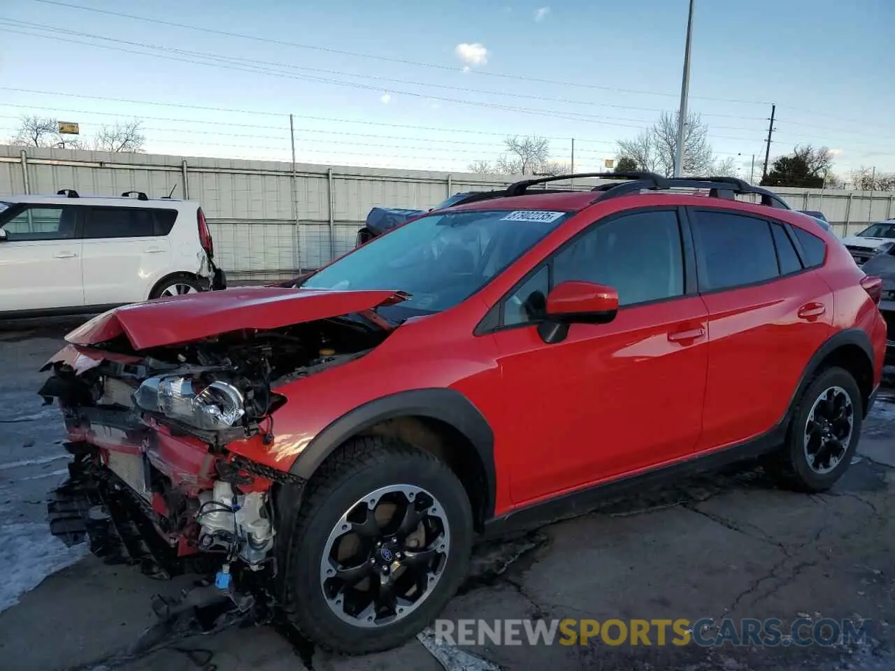 1 Photograph of a damaged car JF2GTACC7N9210567 SUBARU CROSSTREK 2022