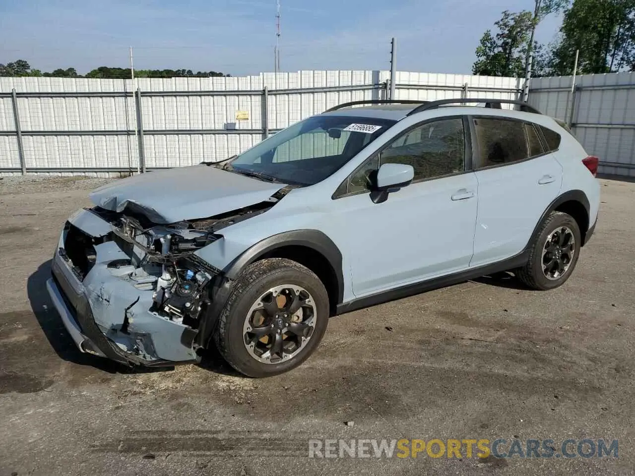1 Photograph of a damaged car JF2GTAEC0N8237161 SUBARU CROSSTREK 2022